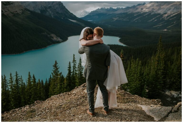 Ashley + Matt | Peyto Lake Elopement | Banff Wedding Photographer