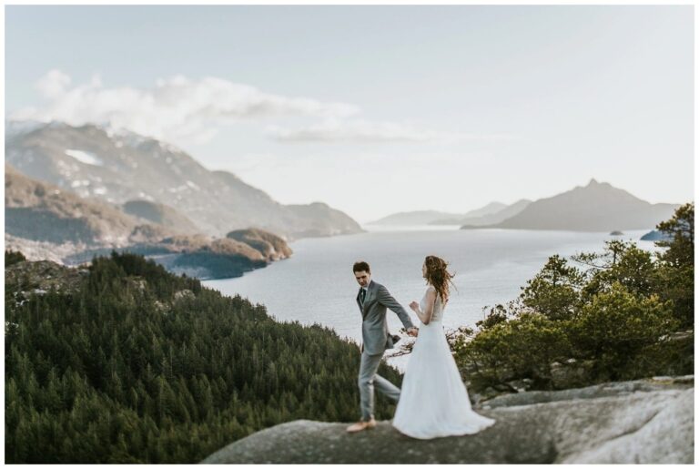 Sarah + Zach | Squamish Elopement Photographer | Wedding Adventure Session